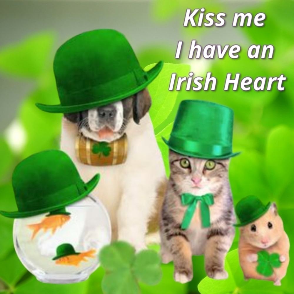 Green Irish hearts Sales 20%off